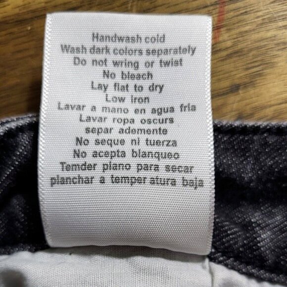 Judy Blue Women's Jeans 3/26 Black Denim Skinny Fit Distressed Button Fly - Picture 13 of 13